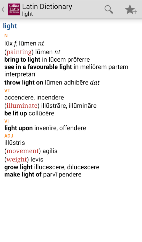 Collins Latin Dictionaryのおすすめ画像2