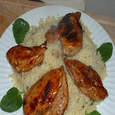 Balsamic Chicken With Garlic Couscous