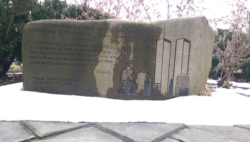 9/11 Memorial At Maple Grove Cemetery