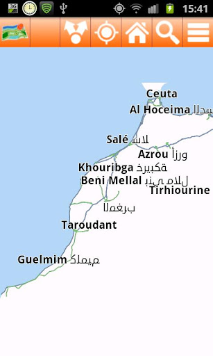 Morocco Offline mappa Map