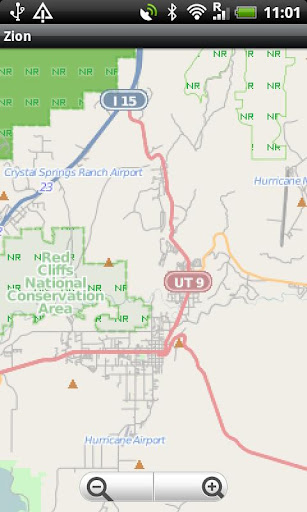 Zion National Park Map