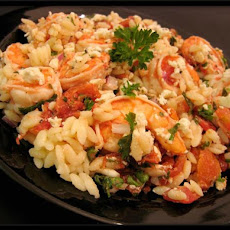 Shrimp W/feta And Orzo