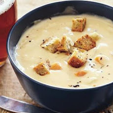 Smoked Sausage Beer Cheese Soup