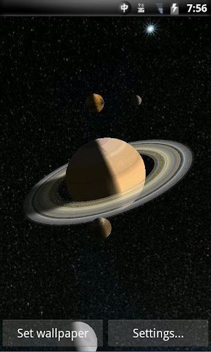 Solar System 3D Wallpaper Lite