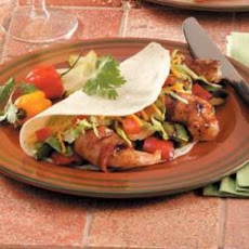 Grilled Shrimp Fajitas