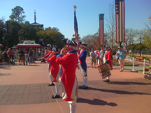 Fife and Drum Corps at the American Adventure, EPCOT, Walt Disney World, Orlando, Florida