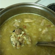 Posole (Mexican soup with pork and hominy)