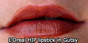 L'Oreal HIP lipstick in Gutsy