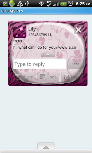 【免費個人化App】GO SMS THEME/LuckyPurple-APP點子