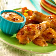 Guava Chipotle Wings With Creamy Dipping Sauce