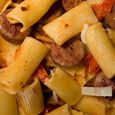 Pasta with Caramelized Tomatoes and Sausage Recipe