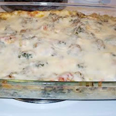 Creamy Sausage and Spinach Lasagna