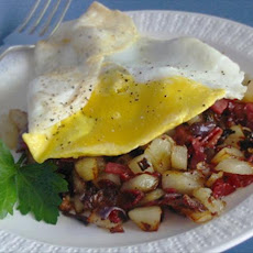 Corned Beef Hash With Fried or Poached Egg