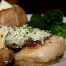 Crock Pot Cheesy Mushroom Chicken