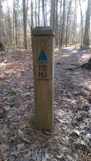 1.0 MI Trail Marker