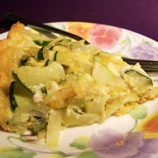 Fast and Easy Zucchini Pie