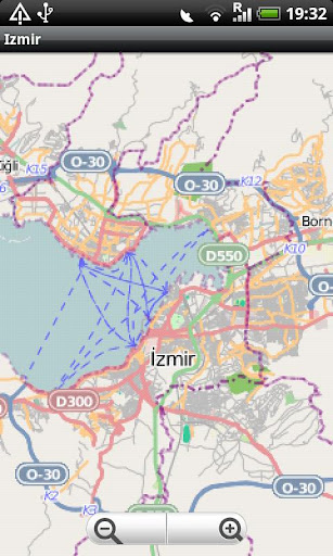 Izmir Street Map