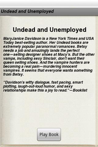 Undead and Unemployed