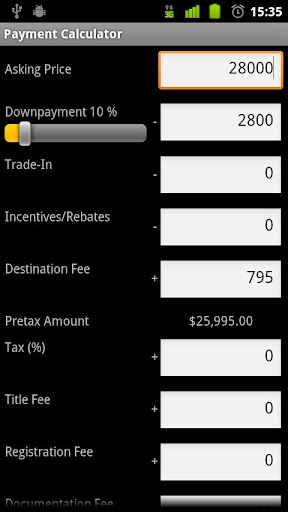 Payment Calculator