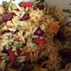 Mexican Yellow Rice and Black Beans