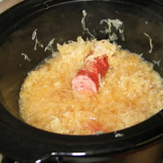 Slow Cooker Kielbasa and Beer