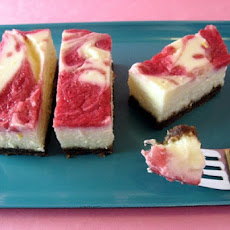 Strawberry-Rhubarb Cheesecake Squares