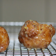 Orange-Cardamom-Maple glazed Puff Puffs