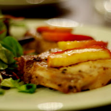Baked Pork Chops and Apples