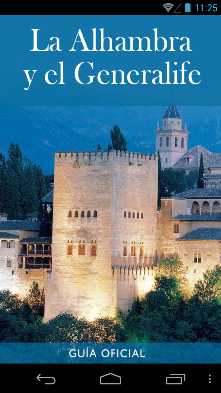 Android application Official Guide La Alhambra screenshort