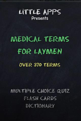 MEDICAL TERMS FOR LAYMEN QUIZ