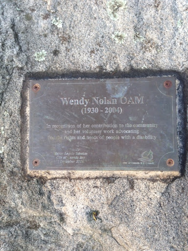 Wendy Nolan Memorial Plaque