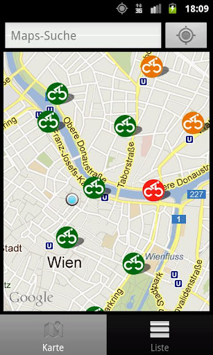 Citybike Map Vienna