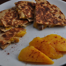 Chili Mango Chicken Quesadillas