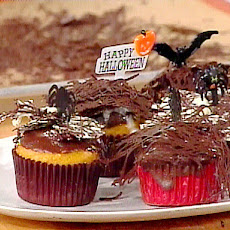 Pumpkin Muffins with Chocolate Glaze