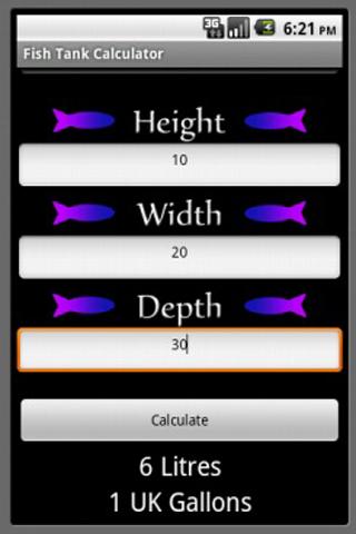 Fish Tank Calculator