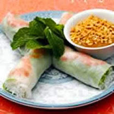 Asian Fresh Pork and Shrimp Spring Rolls