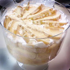 Autumn Trifle W/ Roasted Apples, Pears and Pumpkin-Caramel Sauce