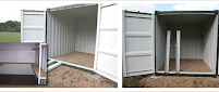 open white storage containers