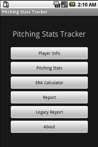 Youth Baseball Pitching Stats