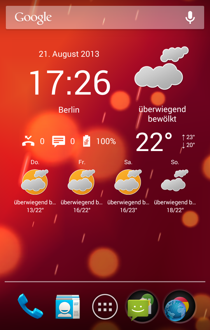 Android application Weather Now PRO-Weather&amp;Clock screenshort