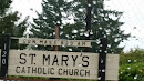St. Mary's Catholic Church Sign