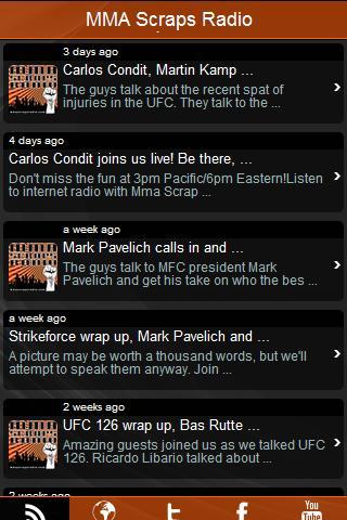 【免費運動App】MMAWeekly Radio Weekend-APP點子