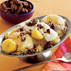 Pineapple-Banana Sundaes