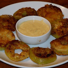 Fried Green Tomatoes With Ravigote Sauce