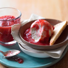 Strawberry-Rhubarb Sundaes