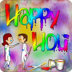 happy holi live wallpaper
