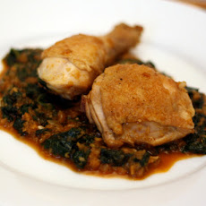 Dinner Tonight: Chicken with Spinach