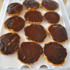 Chocolate Anzac Biscuits