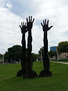 Hands Sculpture