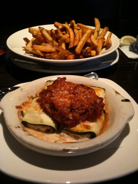 Zucchini and French fries